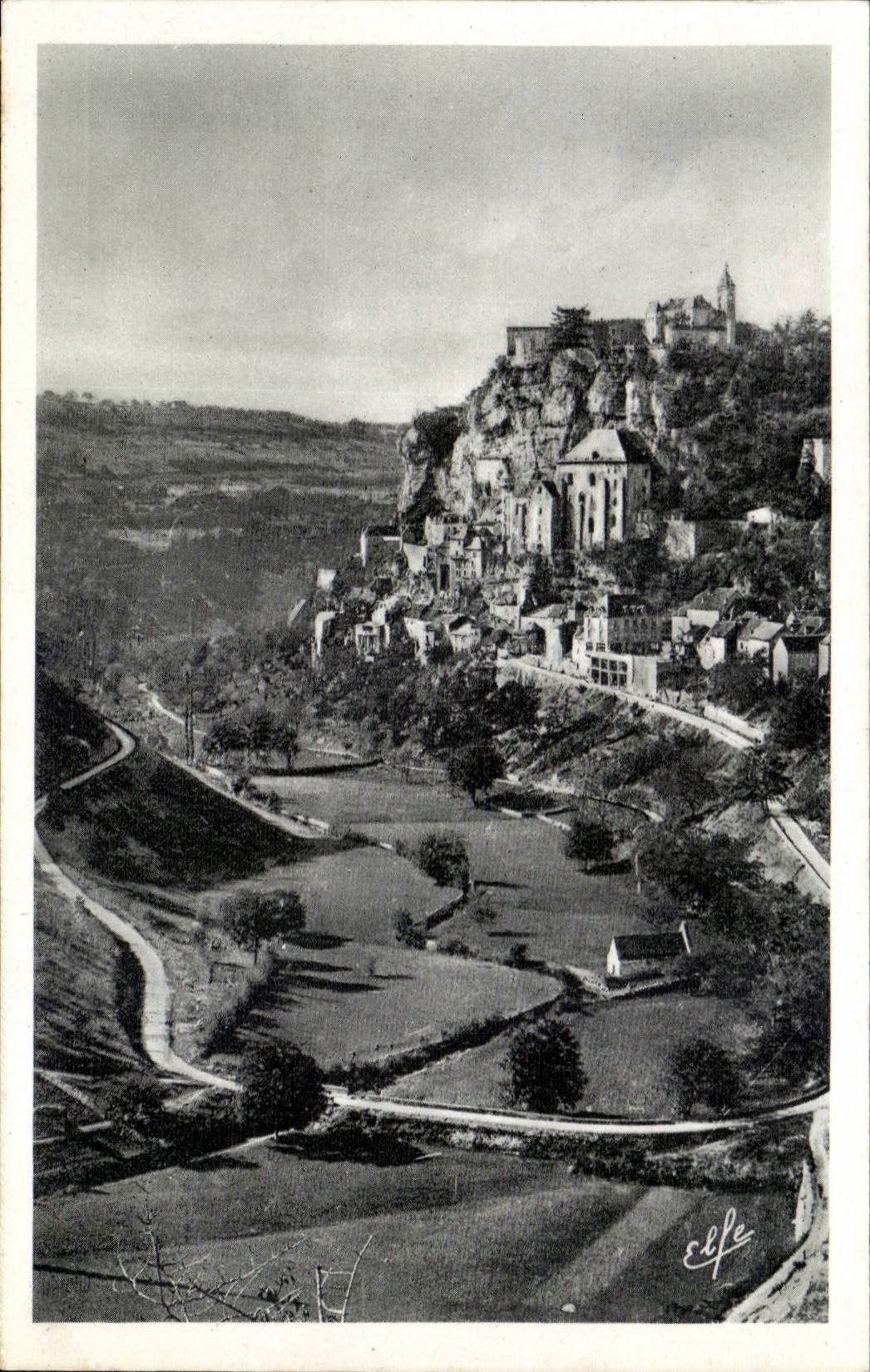 Rocamadour — vue en nid d'aigle — Édition Labouche Frères Toulouse