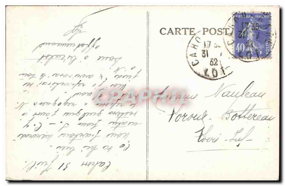 Défilé des Anglais à Conduché — Vallée du Lot — Edit. Girma-Rieger — Rückseite