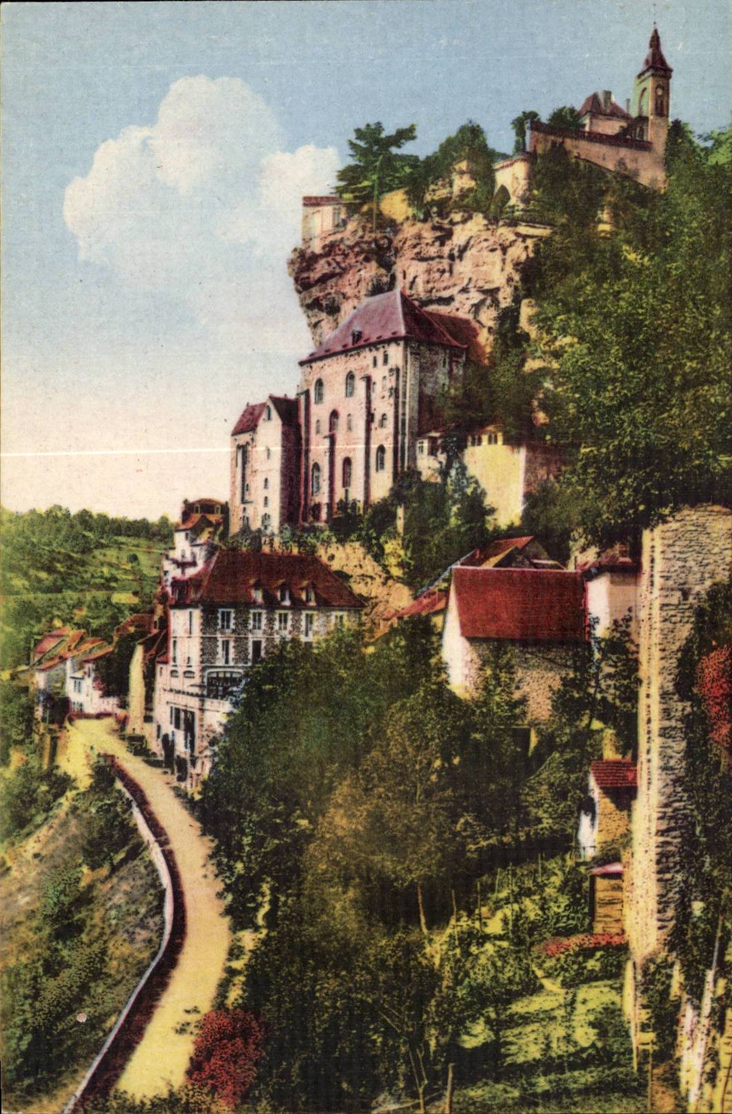 Rocamadour — Le Rocher du Château et le Sanctuaire — CH DES ARTS PHOTO-MÉCANIQUES - STRASBOURG - LL 103