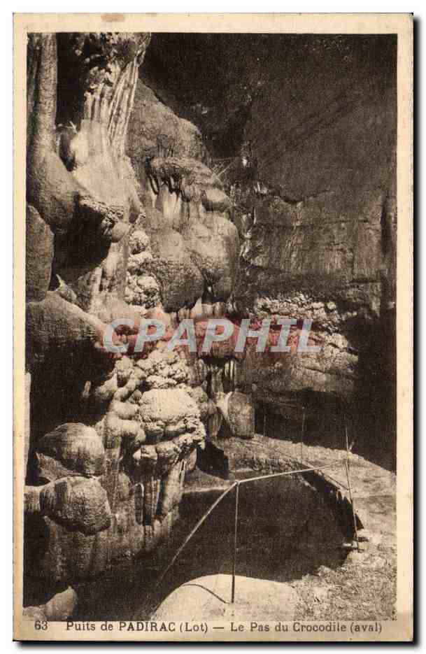 Puits de PADI'RAC (Lot) — Le Pas du Crocodile (aval)