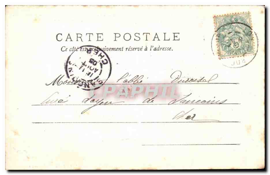 Rocamadour — Eingang zu den Heiligtümern über den Rundweg — Magasin du Pèlerinage, Lot - 45 — Rückseite