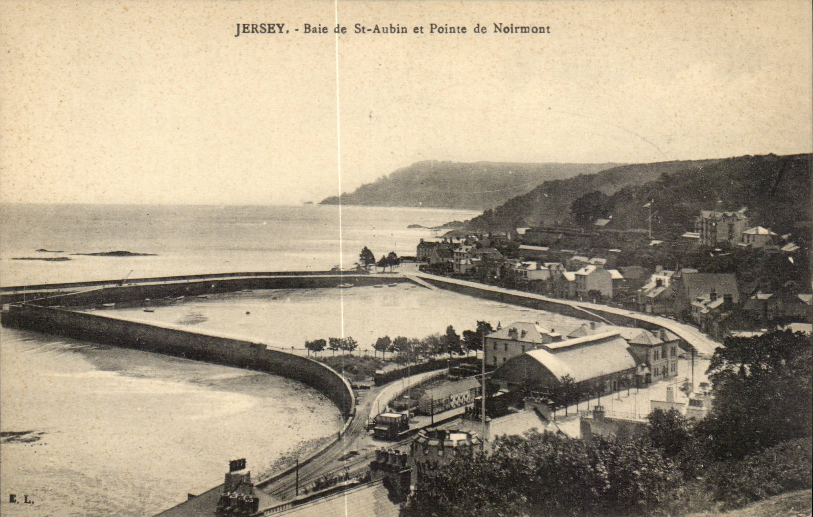 Jersey CPA Baie de Saint Aubin et pointe de Noirmont