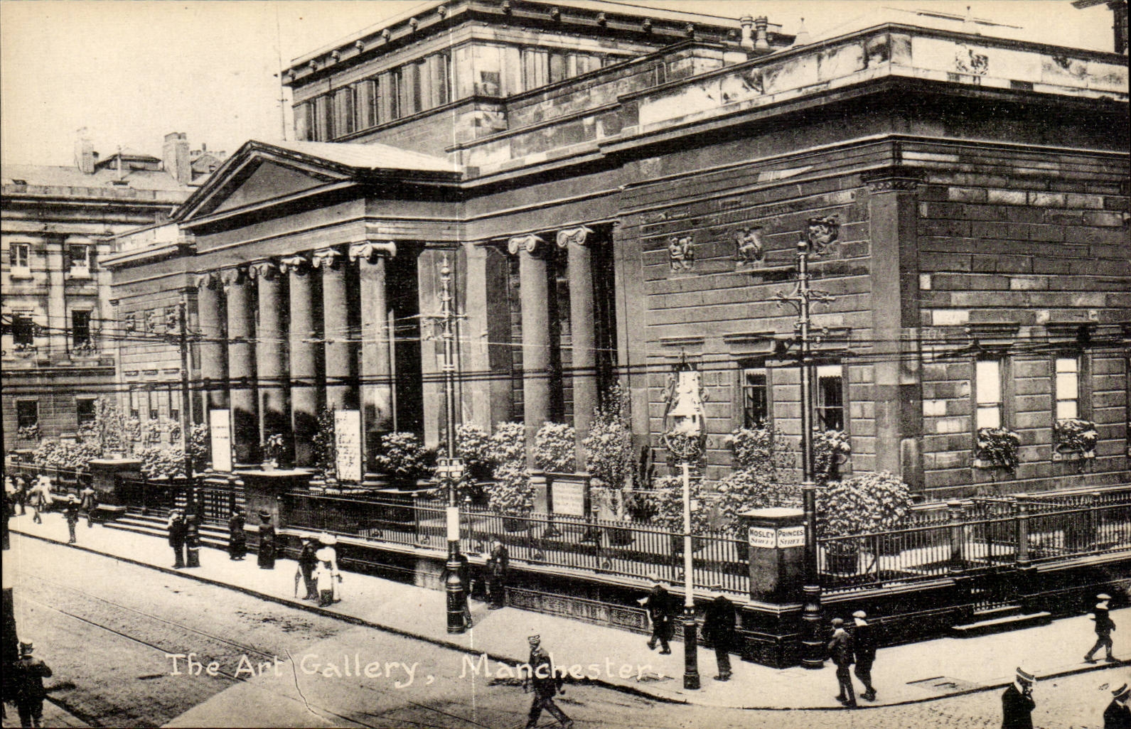 Grande Bretagne Great BRitain CPA Yhe art gallery Manchester
