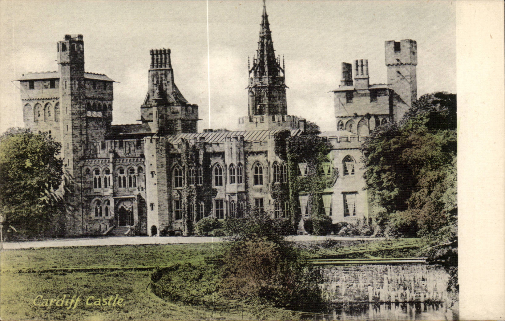 Grande Bretagne Great BRitain CPA CArdiff castle