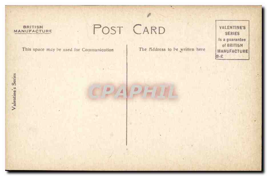 Grande Bretagne Great BRitain CPA Valley gardens and grand hotel Harrogate — Rückseite