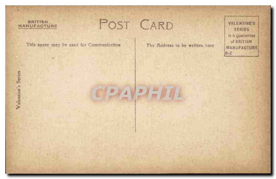 Grande Bretagne Great BRitain CPA Valley gardens and Magnesia Well s Harrogate — Rückseite