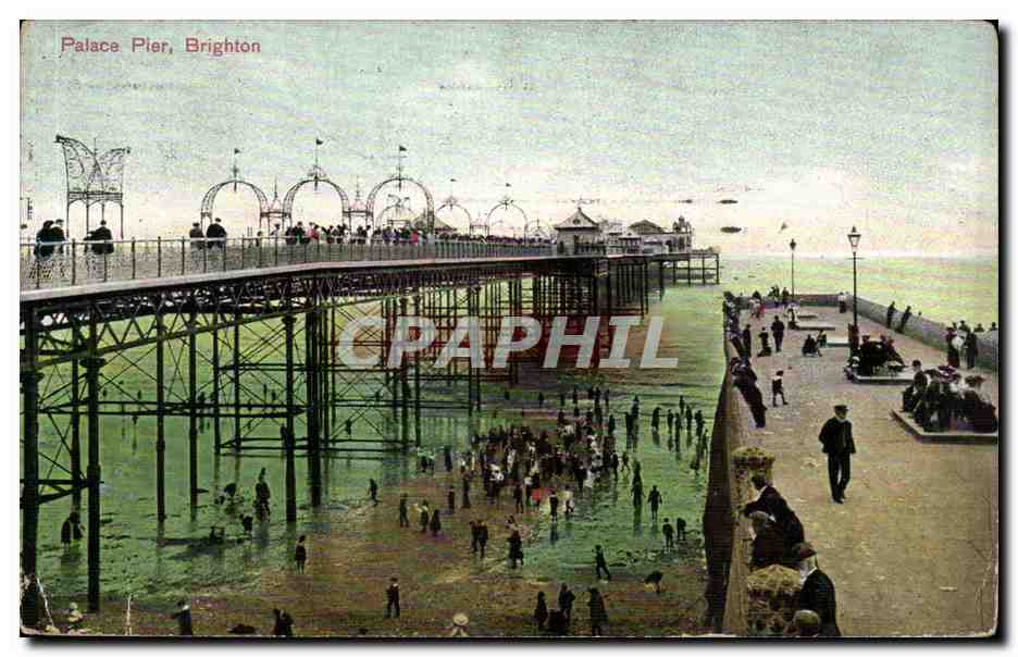 Grande Bretagne Great BRitain CPA Palace Pier BRighton