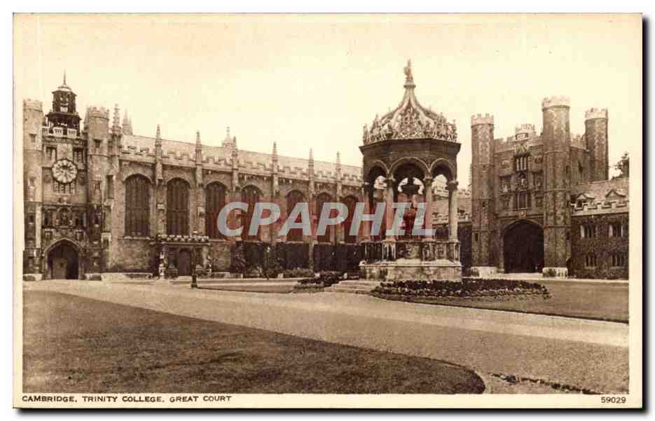 Grande Bretagne Great BRitain CPA TRinity college Great court