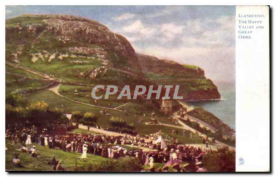 Llandudno. The Happy Valley and Great Orme.