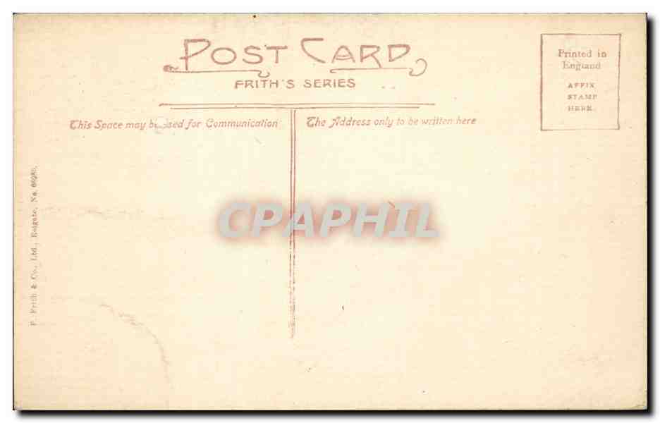 Grande Bretagne Great britain CPA Windsor castle Herny VIII Castle — Back