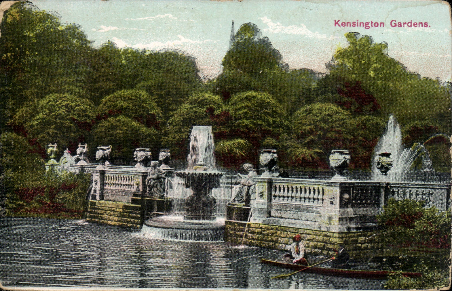 Grande Bretagne Great britain CPA Kensington gardens