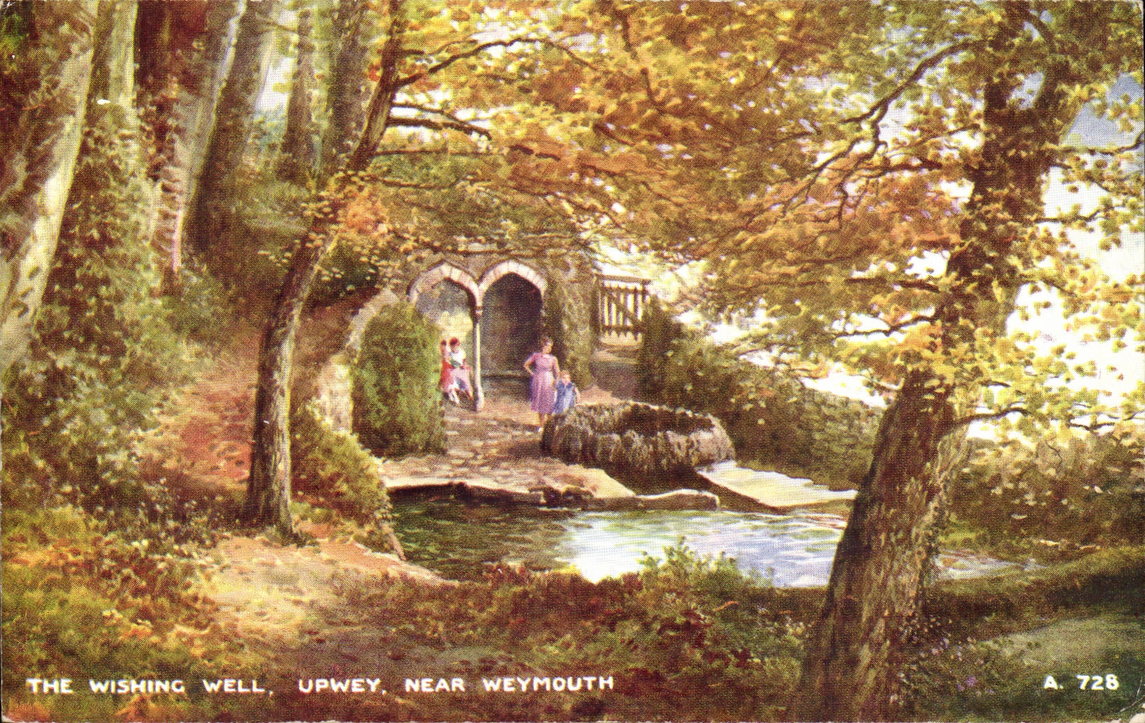 Grande Bretagne CPA The wishing well Upwey Near Weymouth