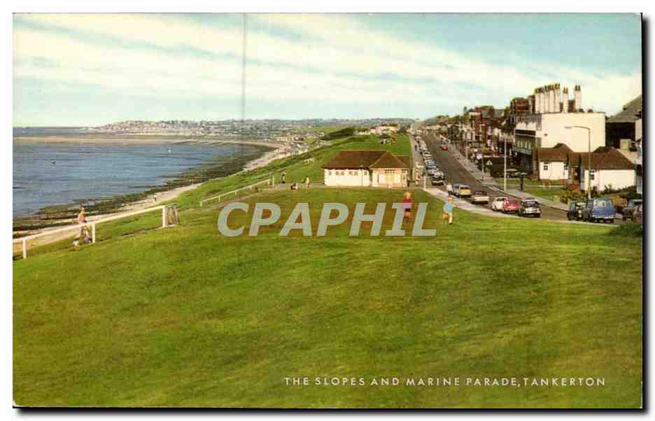 Grande Bretagne CPA The slopes and marine parade Tankerton
