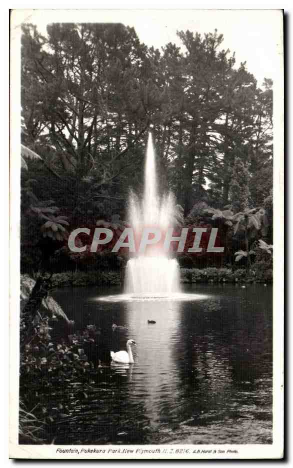 Grande Bretagne CPA Fountain Pukekua plymouth 