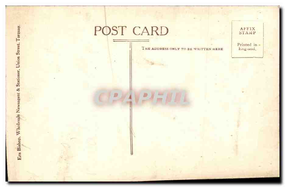 Great Britain CPA Torquay Approach to Anstey's Cove — Rückseite