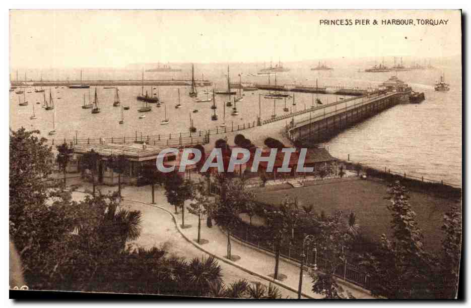 Great Britain CPA Torquay Princess Pier & Harbour
