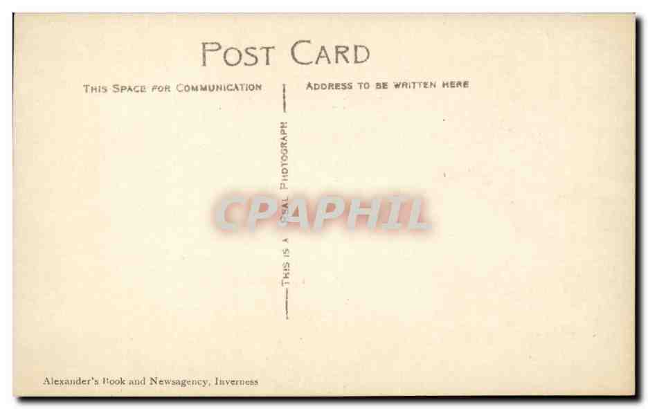 Great Britain CPA A bit of the Islands Inverness  — Rückseite