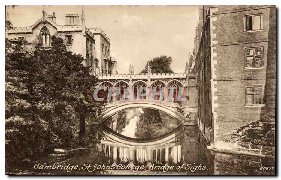 Great Britain CPA Cambridge St John's college Bridge of sighs