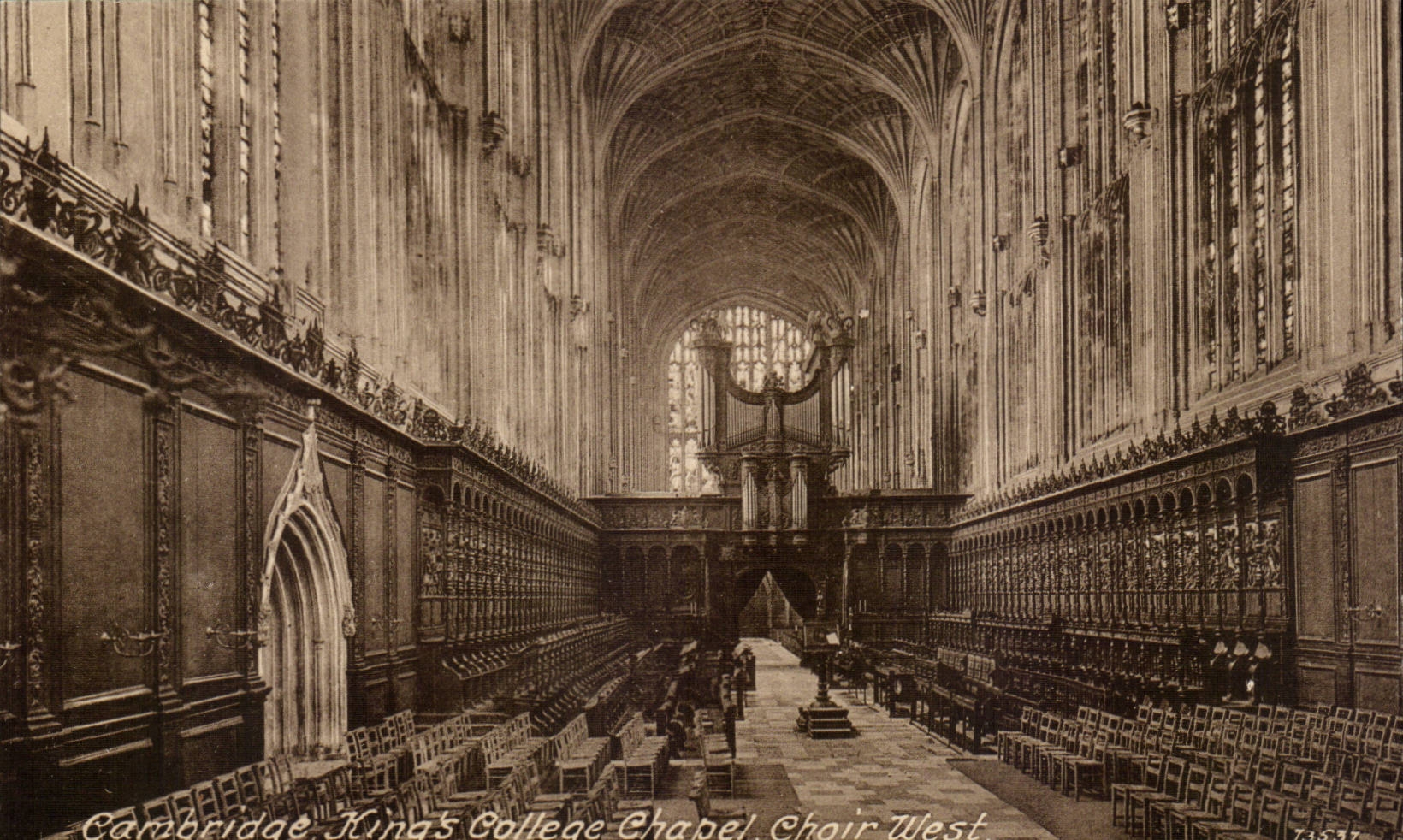 Great Britain CPA Cambridge King's college Choir West