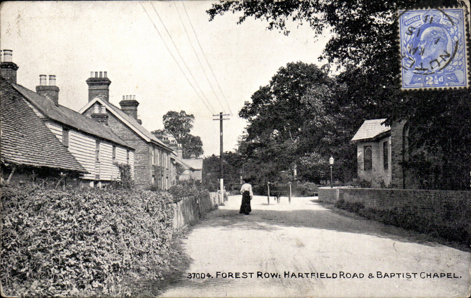 Great Britain CPA Forest Row Hartfield road and Naptist Chapel