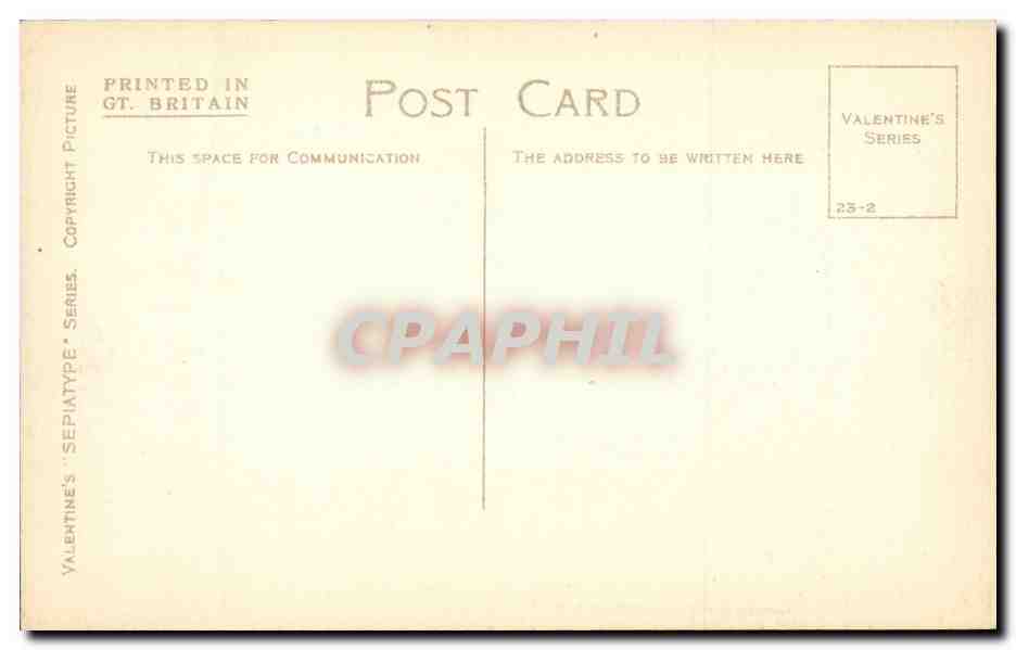 Great Britain CPA Town hall Bradford — Rückseite