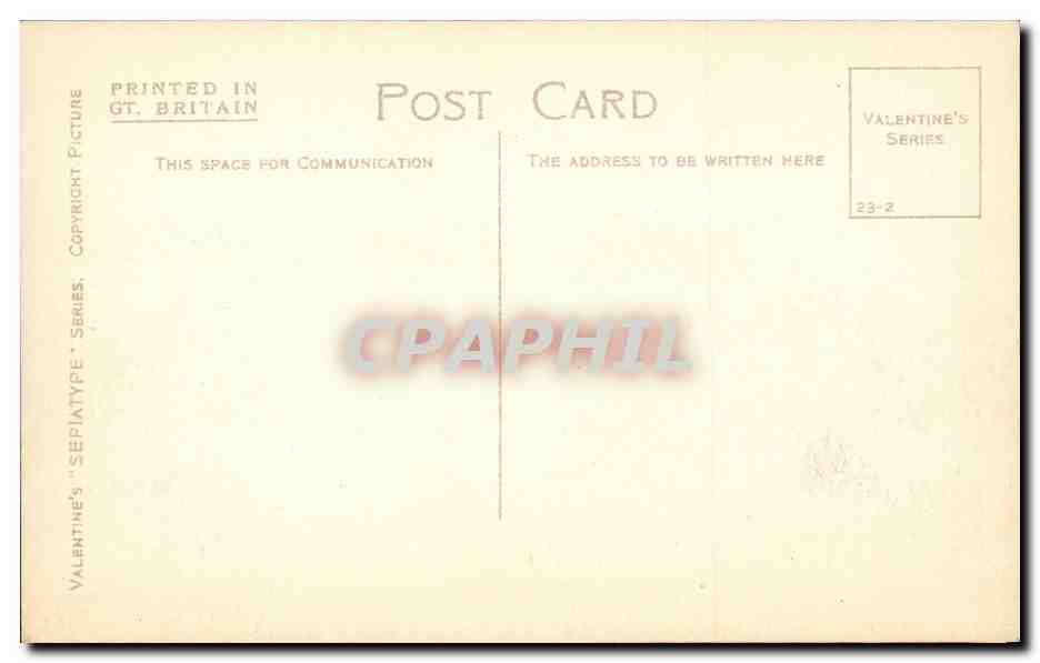 Great Britain CPA Alhambra Music Hall Bradford — Rückseite