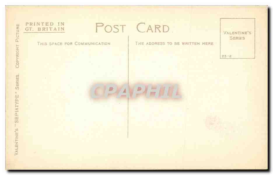 Great Britain CPA Cartwright Memorial Hall Bradford — Rückseite