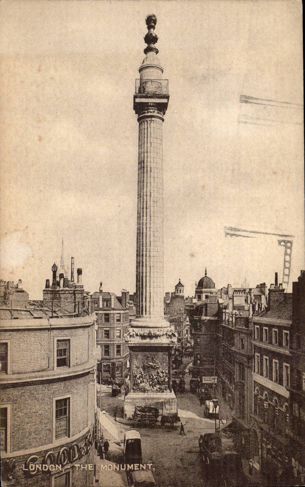 Great Britain CPA London The Monument Londres