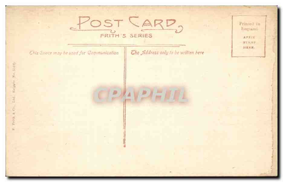 Grande Bretagne Great BRitain CPM Windsor Castle Horshoe Cloisters — Back