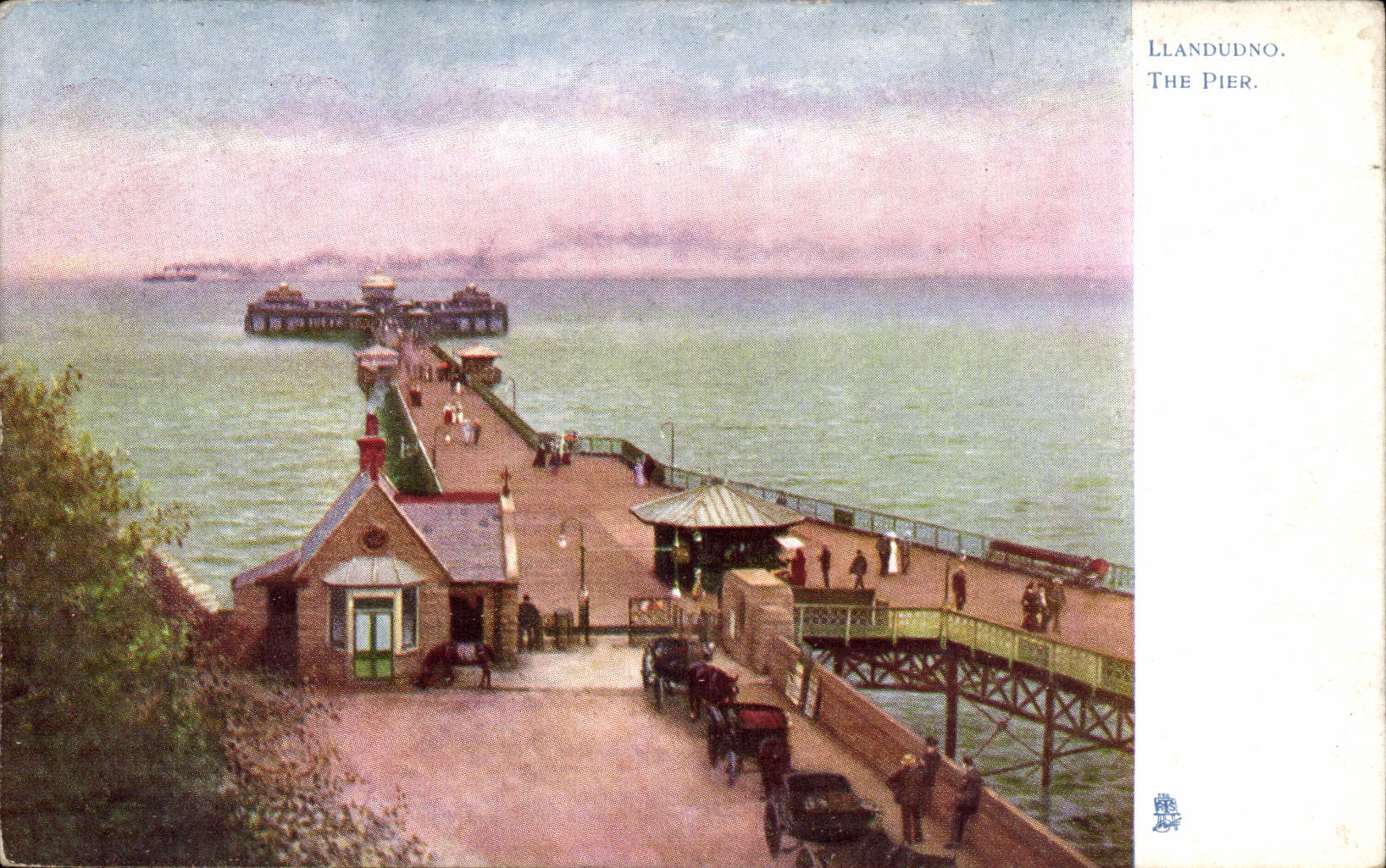 Grande Bretagne Great BRitain CPA llandudno The pier