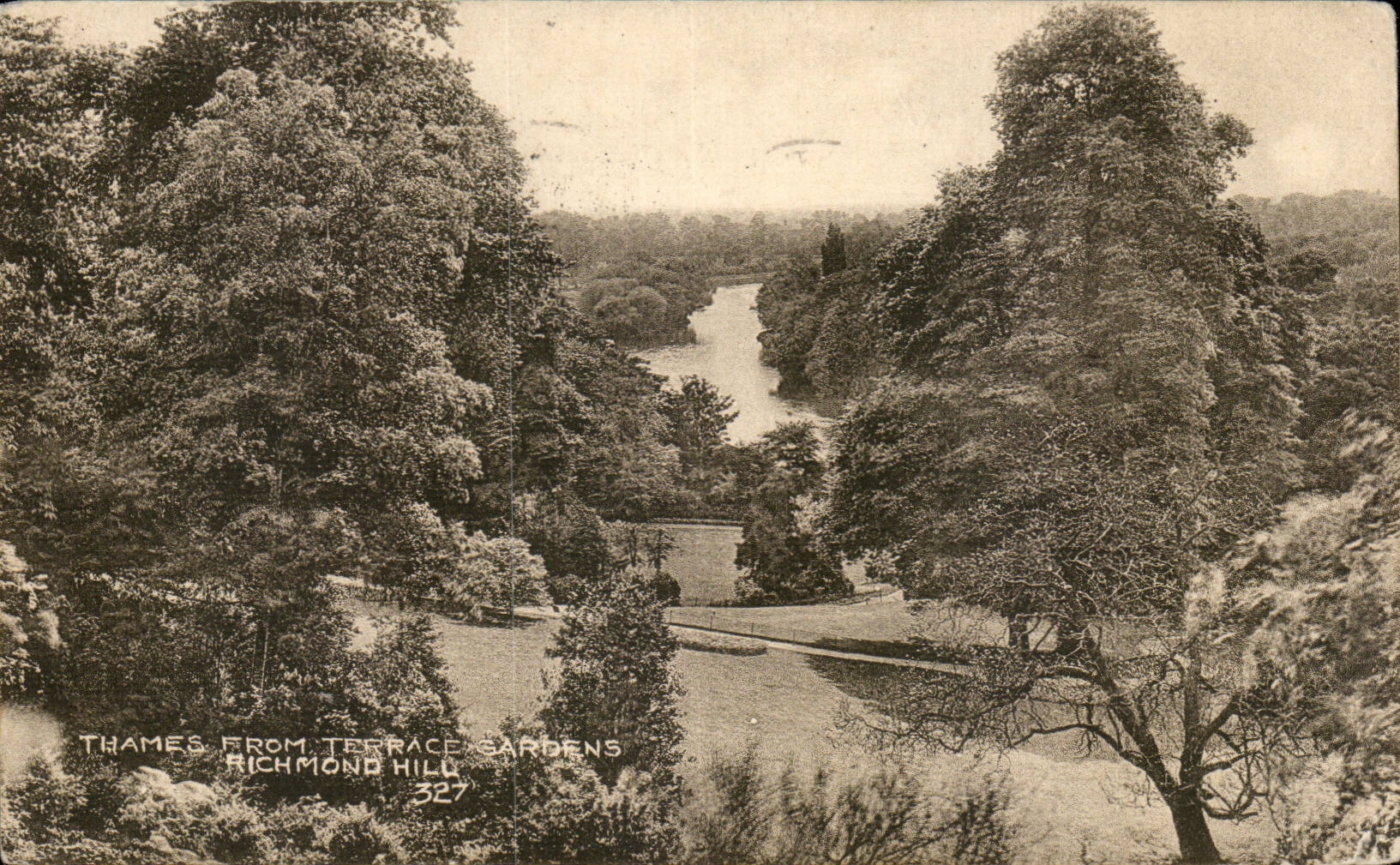 Grande Bretagne Grande Bretagne CPA thames from Terrace gardens