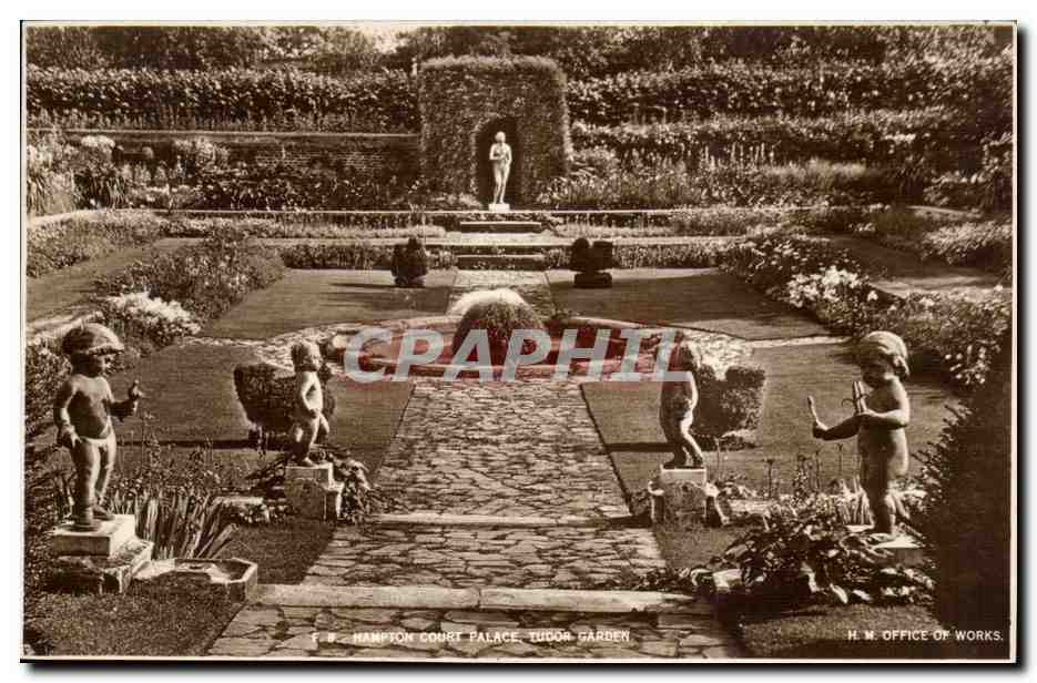 Grande Bretagne Grande Bretagne CPA Hampton court palace Tudor Garden