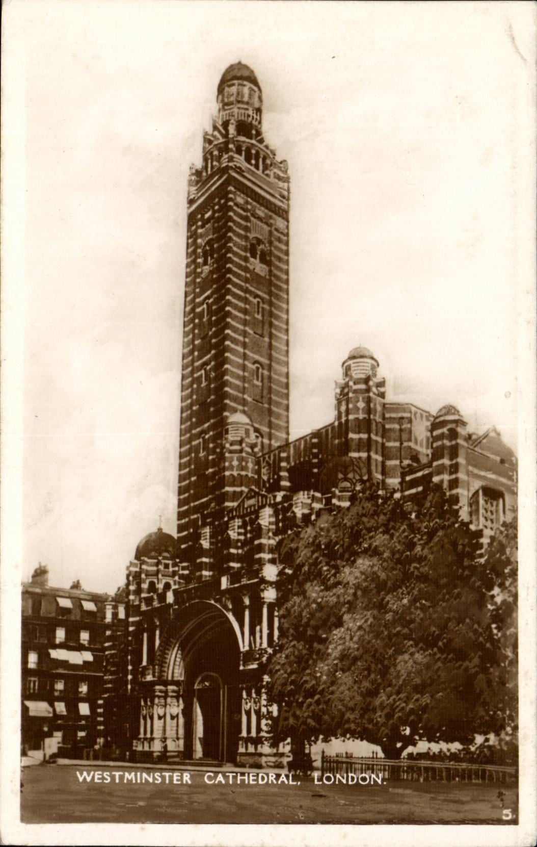 Grande Bretagne Grande Bretagne CPA Londres London Westminster cathedrale