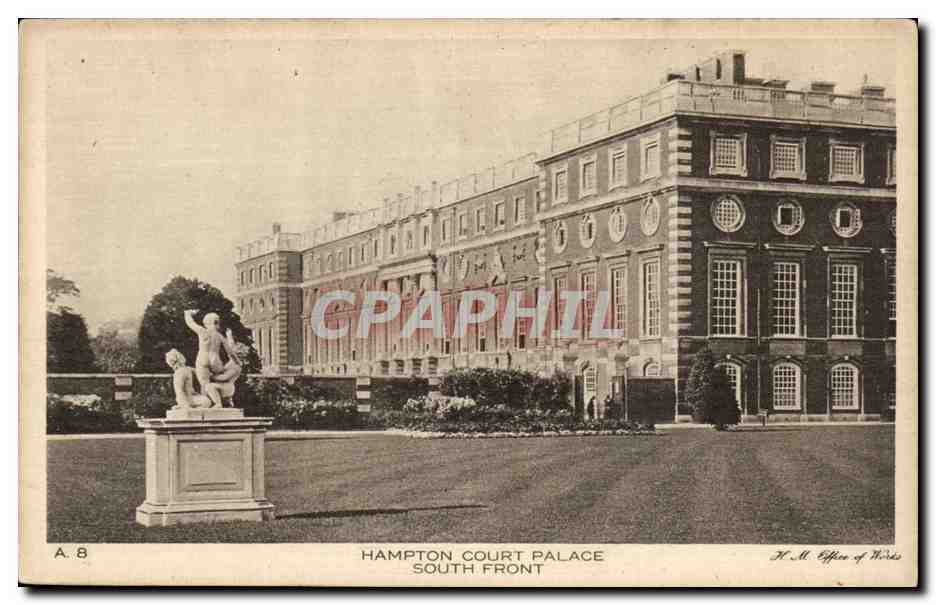 Grande Bretagne Great Britain Hampton Court Palace CPA south front