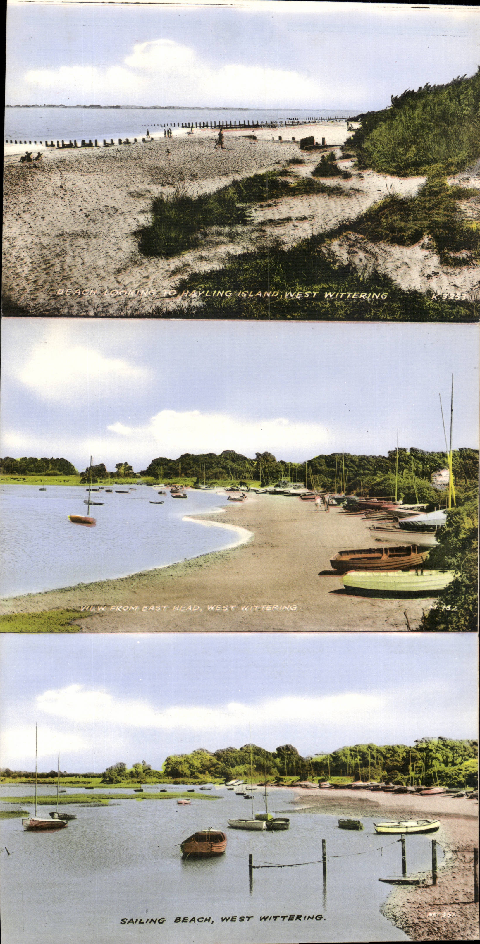 Strand, Segelstrand, Ausblick von East Head — West Wittering, Sussex — M.157