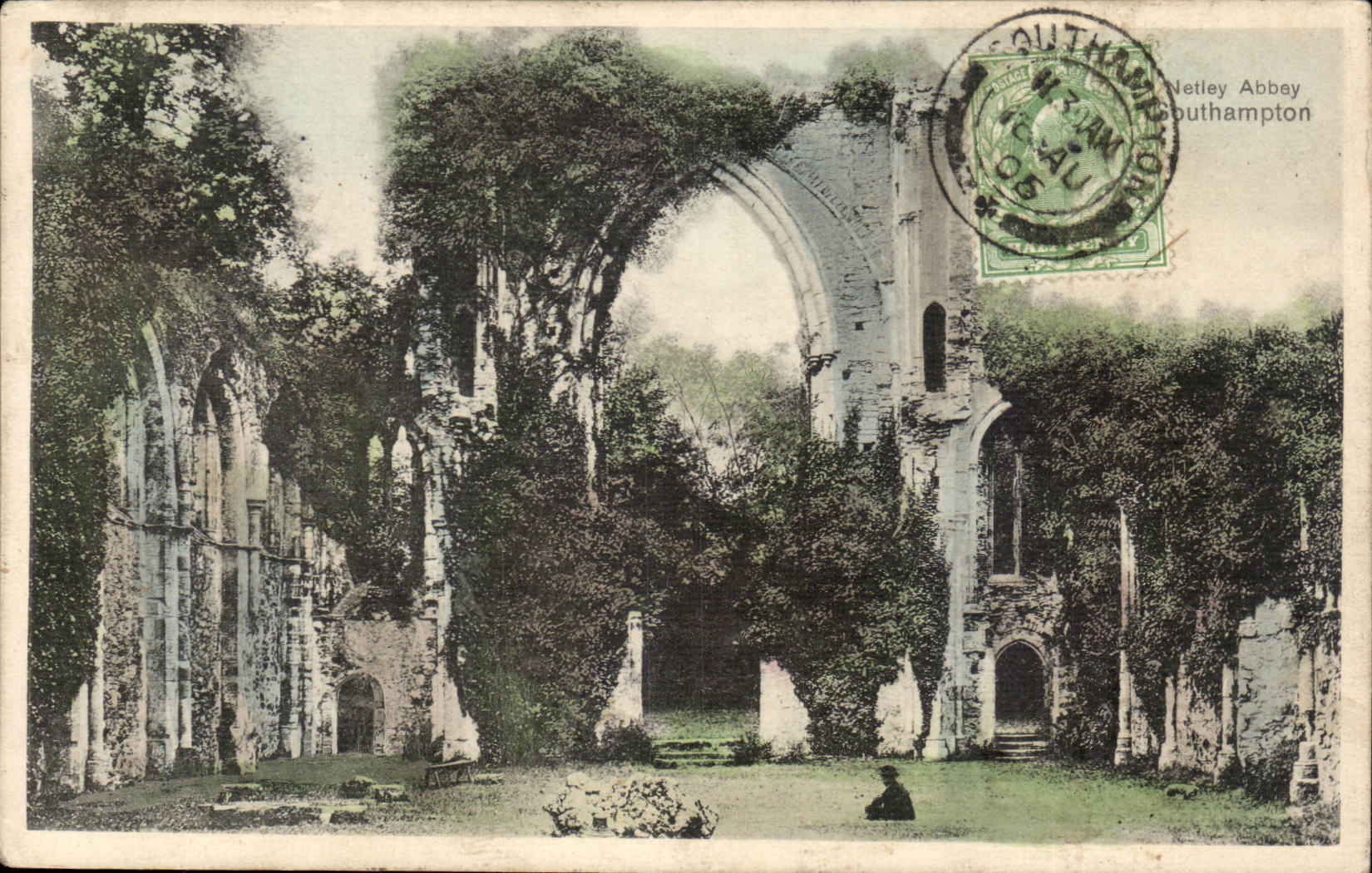 Grande Bretagne Great Britain CPA Southampton Netley Abbey