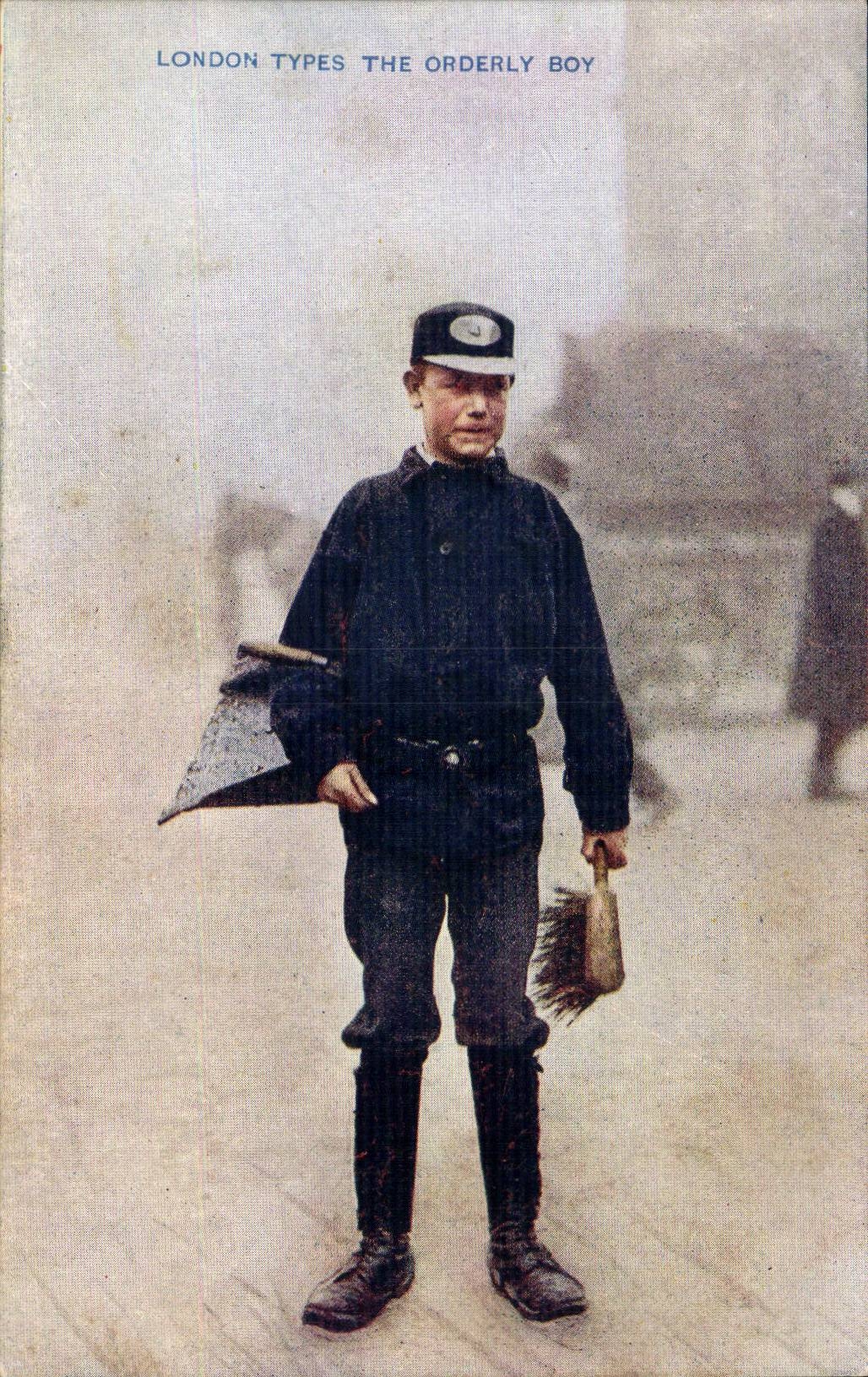 London Types: The Orderly Boy — Celesque Series, Published by The Photographic Co. Ltd, London