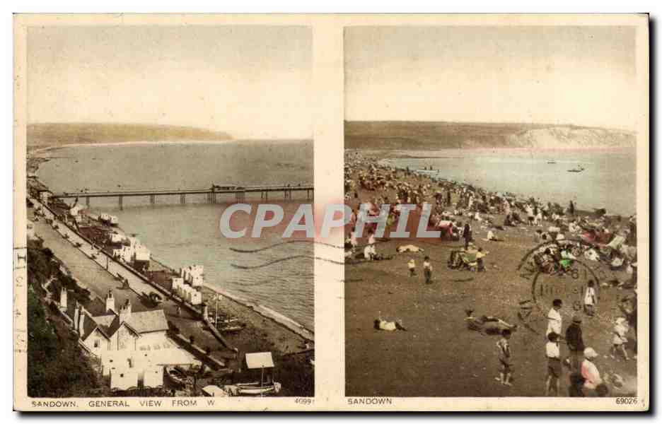 Grande Bretagne Great BRitain CPA sandown General view from 