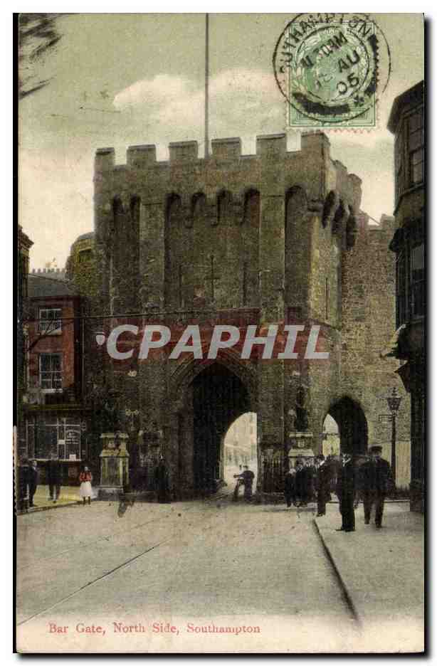 Grande Bretagne Great BRitain CPA Bar gate North side Southampton