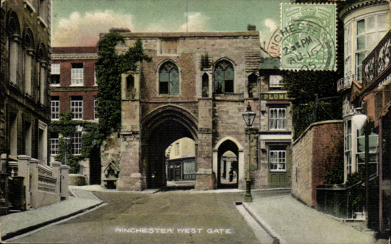 Grande Bretagne Great BRitain CPA West gate Winchester