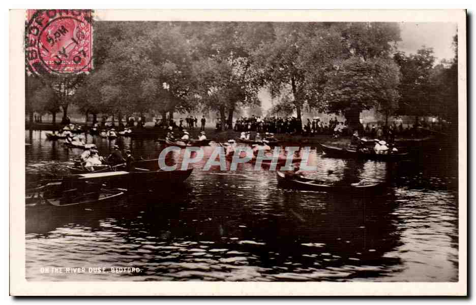 Grande Bretagne Great BRitain CPA On the river Duse Bedford