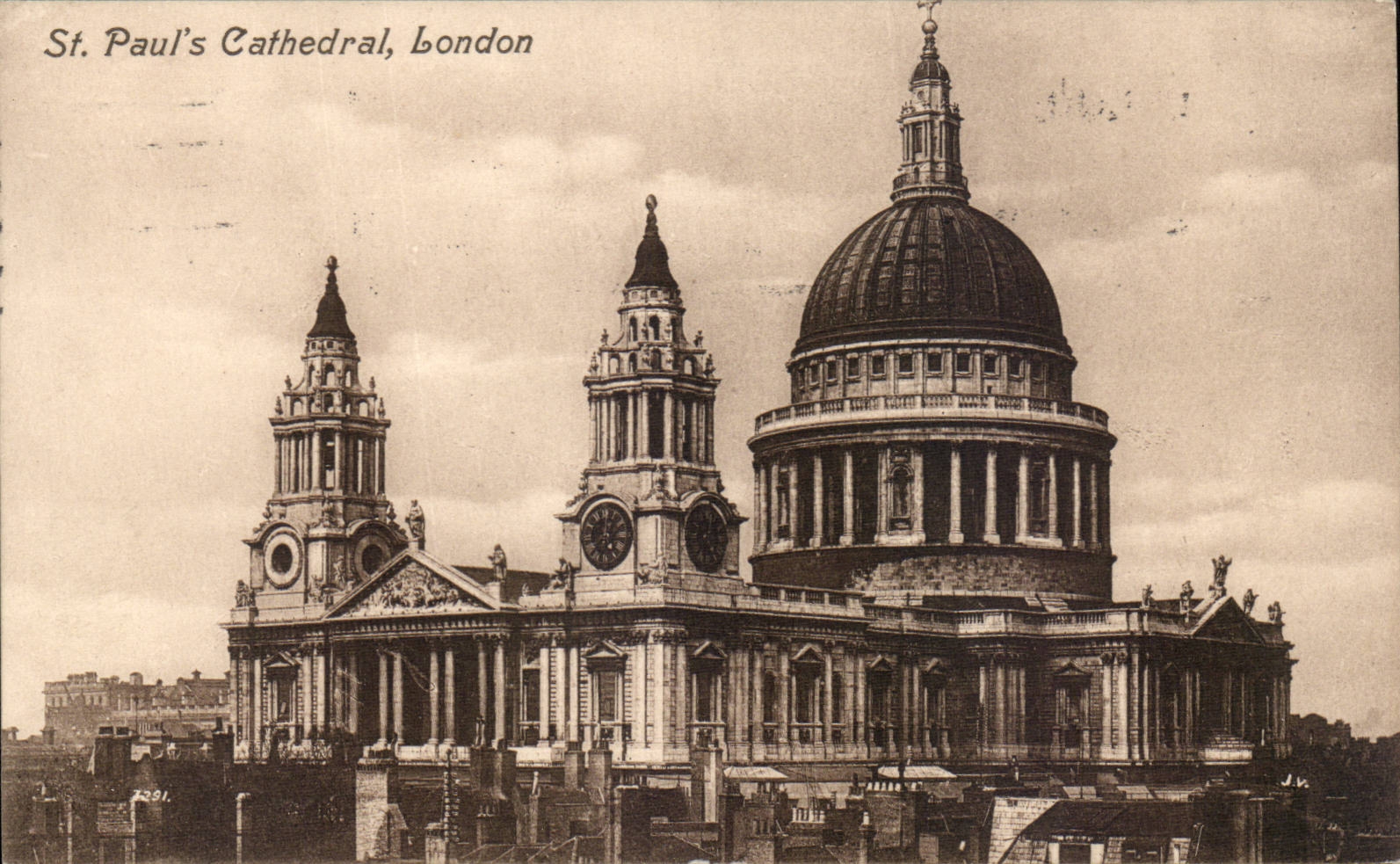 Grande Bretagne Great Britain CPA St Paul's Cathedral London