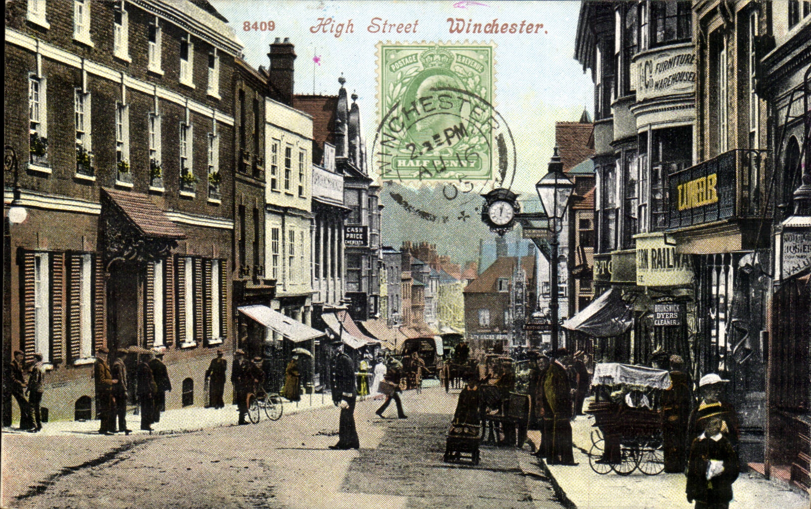 Grande Bretagne Great Britain CPA High street Winchester