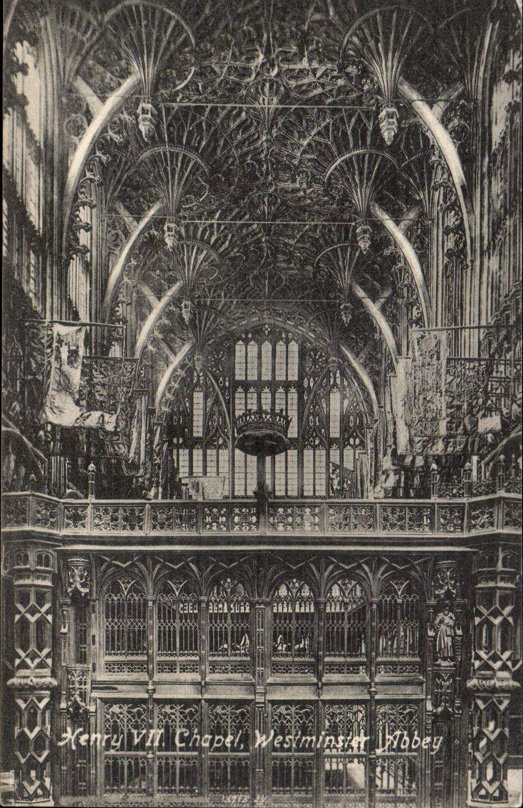 Grande Bretagne Great Britain CPA Londres London Henry VII Chapel Westminster Abbey