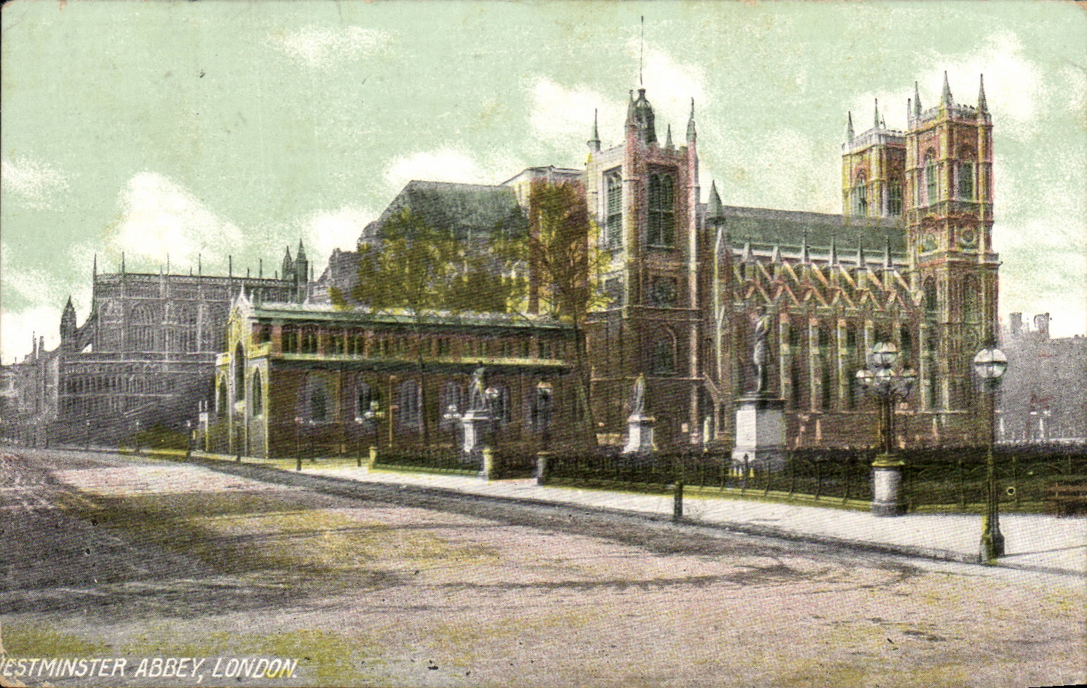Grande Bretagne Great Britain CPA Londres London Westminster abbey