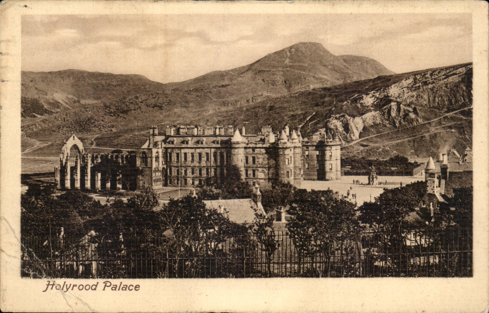 Grande Bretagne Great Britain CPA Holyrood palace