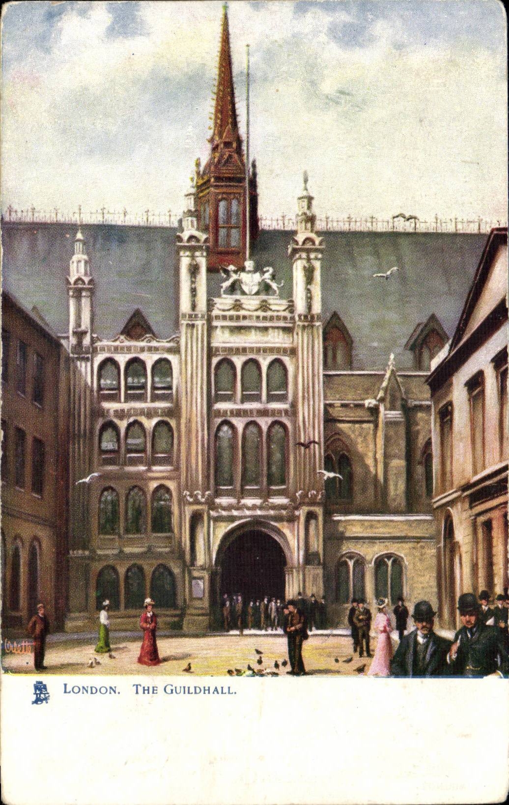 Grande Bretagne Great Britain CPA Londres london The guildhall