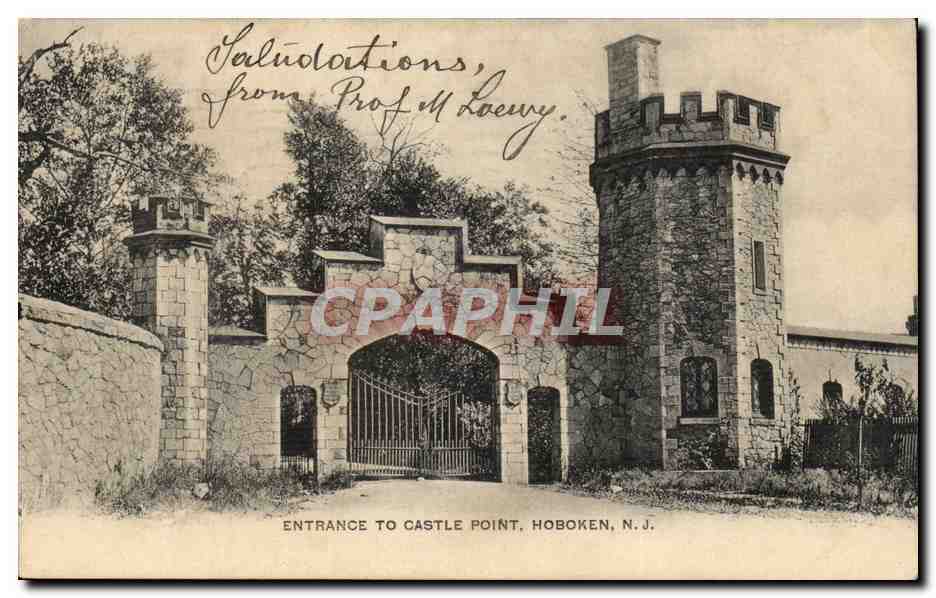 CPA Entrance to castle point Hoboken New Jersey