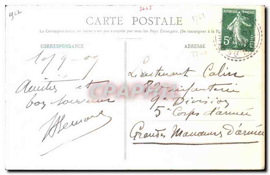 Souterrain du Canal de la Marne à la Saône, à Heuille-Cotton — Longueur : 6 kilomètres — éditeur : François, 1901 — Verso