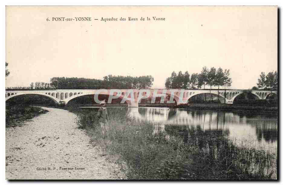 Pont sur Yonne CPA Aqueduc des eaux de la Vanne